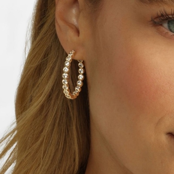 Baroness 1.25" Hoops Gold - Picture 2 of 7